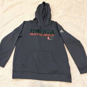 Miami hurricanes adidas sweatshirt